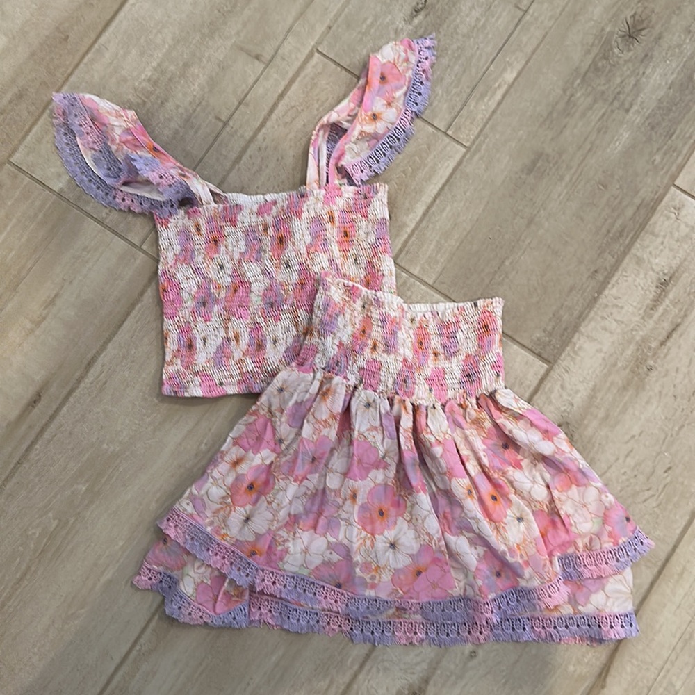 Peixoto Floral Ruffle Set